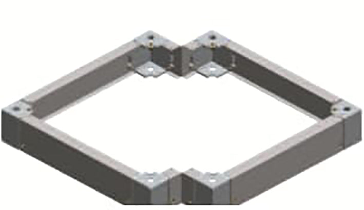 ABB Sockel-Eckteil 100mm RAL7005 RSRE81 - 2CPX046440R9999