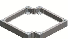 ABB Sockel-Eckteil 100mm RAL7005 RSRE81 - 2CPX046440R9999
