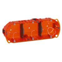 Legrand Mosaic Batibox In-Wall Box 40mm 6 Module Depth - 080103 [10 Pieces]
