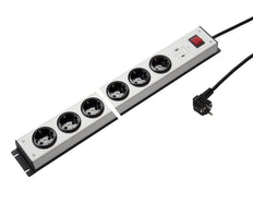 Martin Kaiser Power Outlet Strip 6-Way Earthing Contact RFI Filter - 1038ZL6L-SW3 [10 Pieces]