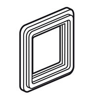 Legrand Soliroc Mosaic Adapter 2 Modul ohne Abdeckung - 077881