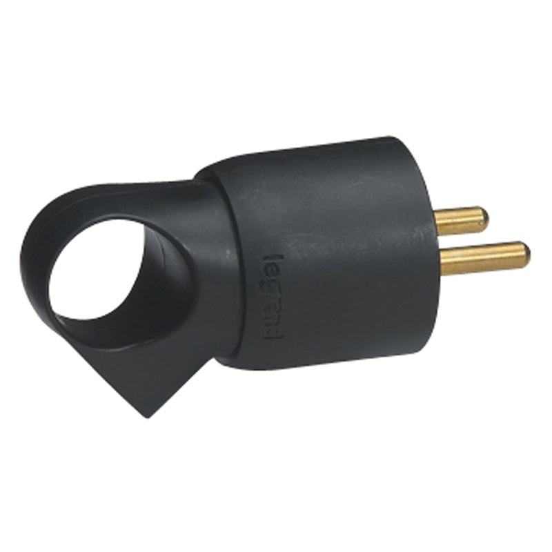 Legrand Black Plug With Eyelet Pull - 050428 [25 Pieces]