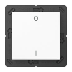 Jung EnOcean AS500 White 2-Button Wireless Wall Transmitter - ENOA590-01WW