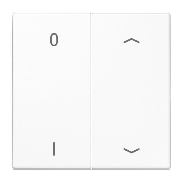 Jung EnO Funk Wandsender LS990 Weiß 4 Kanal mit Symbolen - ENOLS995P01WW