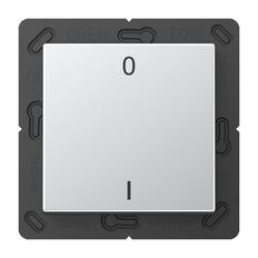 Jung Eno Funk-Wandsender A500 Aluminium 2-Kanal-Symbole - ENOA590-01AL