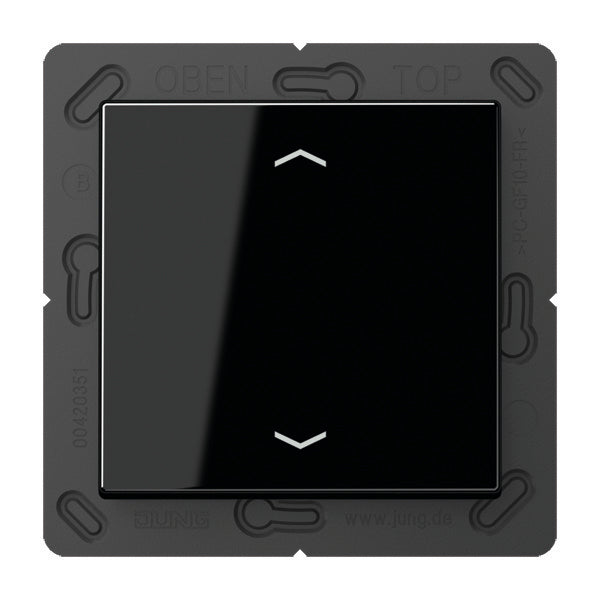 Jung EnOcean A500 Schwarz 2-Kanal-Funkwandsender - ENOA590PSW