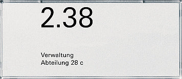 Gira Türinformationsschild 2-Wege weiß Zubehör - 107200
