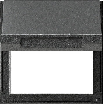 Gira Transition Plate KD TX-44 Anthracite With Flap Cover - 065467