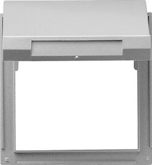 Gira TX 44 Alu-Adapterrahmen mit Flip-Deckel - 065465