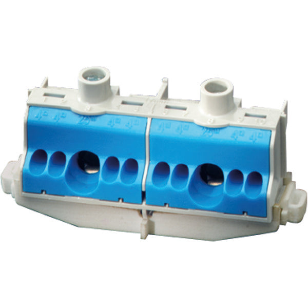 Hensel N-Clamp DIN-Schienen-Klemmenblock blau - FC N 10