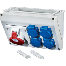 Hensel Enystar Anschlussdose WM2 1x16A 5p 400V 2x16A 2p PE - FP CB 216