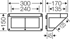 Hensel MI CB 10 Anschlussdose IP65 300mm - Mi CB 10