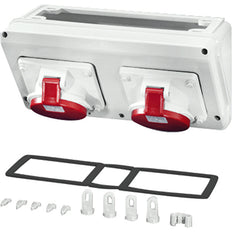 Hensel MI CB 13 IP44 Connection Box 2x32A 5P 400V 300mm - Mi CB 13