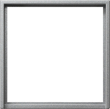 Gira Adapterrahmen Quadrat 50x50mm System 55 Aluminium - 028226