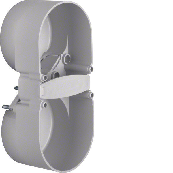 Hager Berker Integro 2-Gang-Kontaktschutzdose grau - 9191501