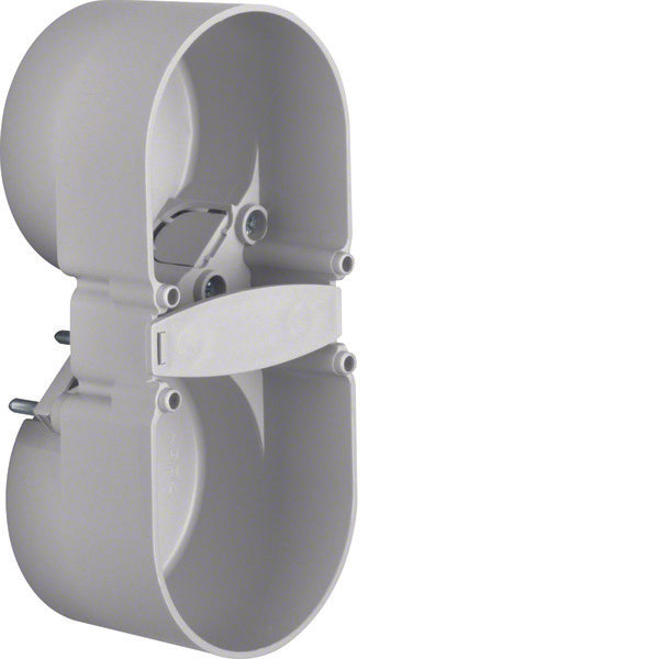 Hager Berker Integro 2-Gang-Kontaktschutzdose grau - 9191502