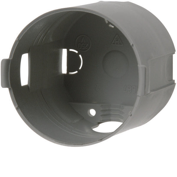 Hager Berker Berührungsschutzdose 45mm grau Integro Moduleinsatz - 9182002 [2 Stück]