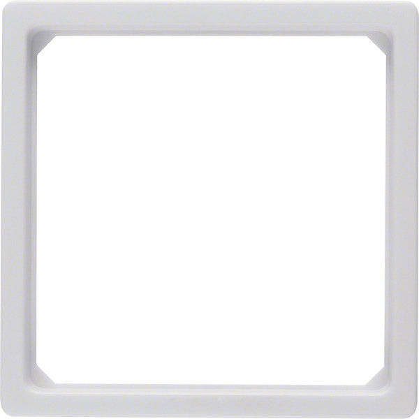 Hager Berker Adapterring für Zentralplatte 50x50mm Polarweiß - 11096079 [5 Stück]