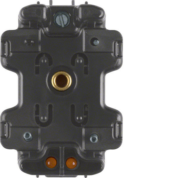 Hager Berker Series LED Lighting Unit With N-Terminal Black - 1680
