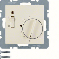 Hager Berker Raumthermostat mit Öffnerschalter und LED - 20308982