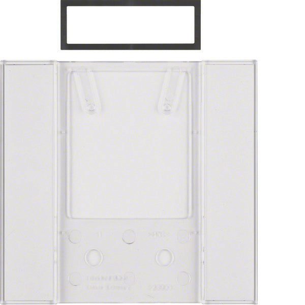 Hager Berker B.IQ 5-Gang Clear Translucent Push Button Sensor Field - 75900082