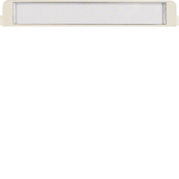 Hager Berker Textfeld für Zwischenring weiß glänzend - 19050002 [2 Stück]