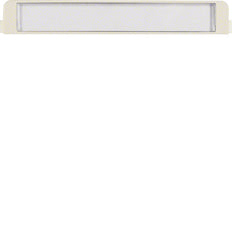 Hager Berker Textfeld für Zwischenring weiß glänzend - 19050002 [2 Stück]