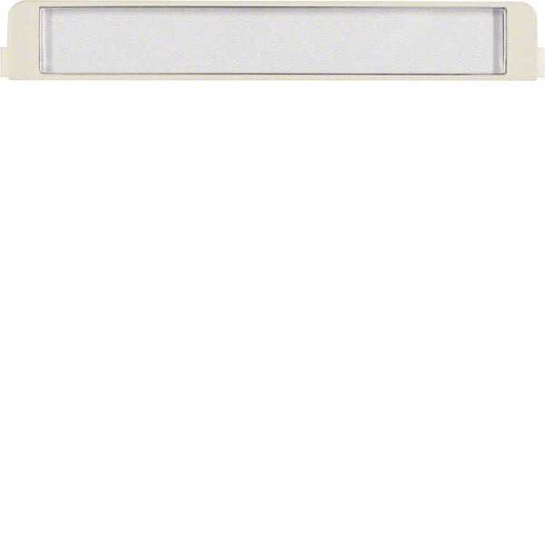Berker Text Field For Intermediate Ring White Glossy - 19050002 [2 pieces]
