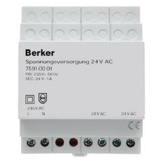 Hager Berker Power Supply 24V AC DIN Light Grey KNX/EIB - 75910001