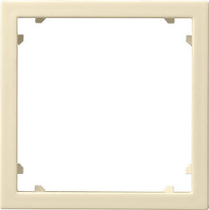 Gira Adapterrahmen 45x45 Quadrat System 55 Creme Weiß - 028301 [2 Stück]