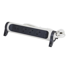 Legrand Premium 4X2P Socket With 1.5M Cord - 049447 [5 Pieces]