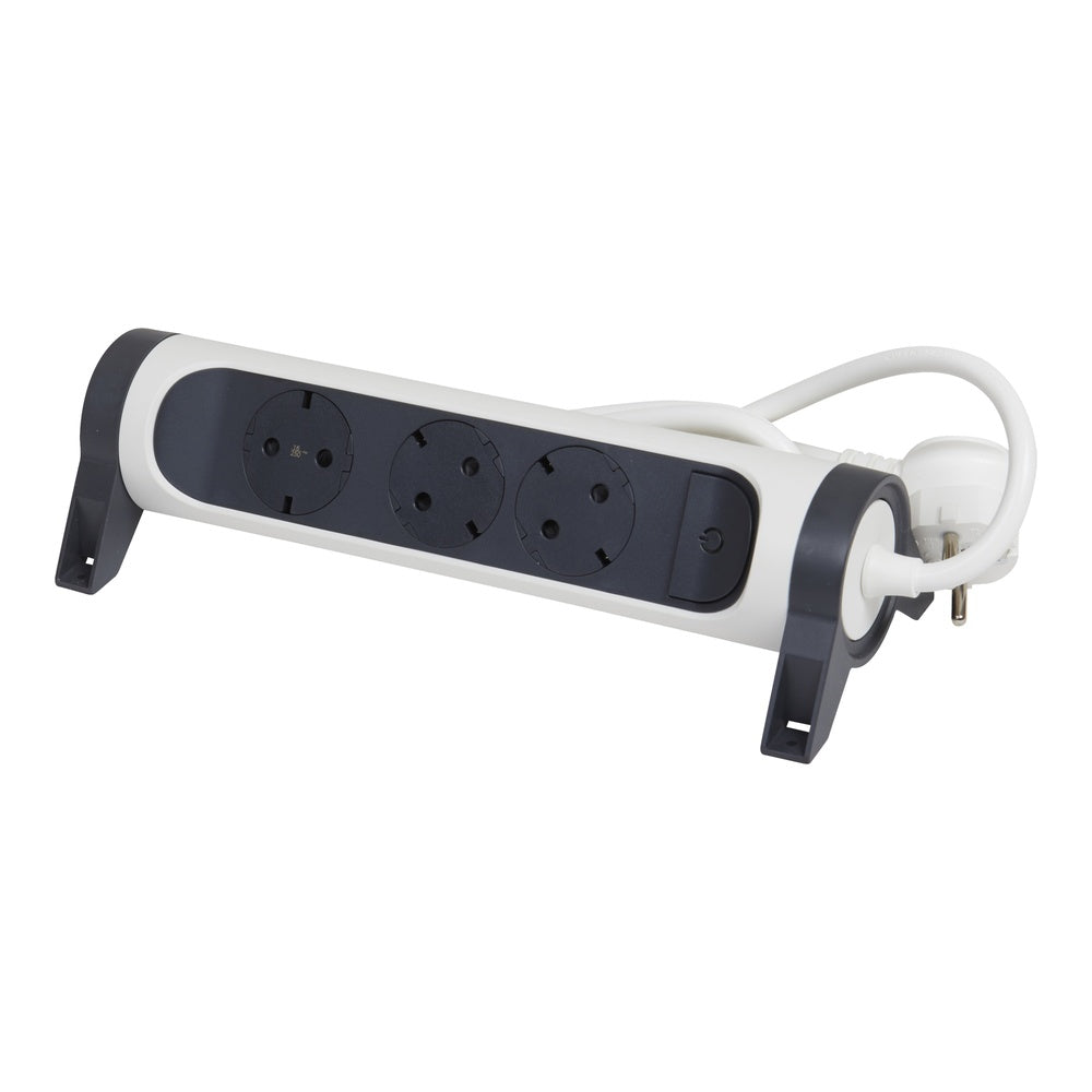 Legrand Premium 3 Outlet Plug With 3 Meter Cord - 694535 [5 Pieces]