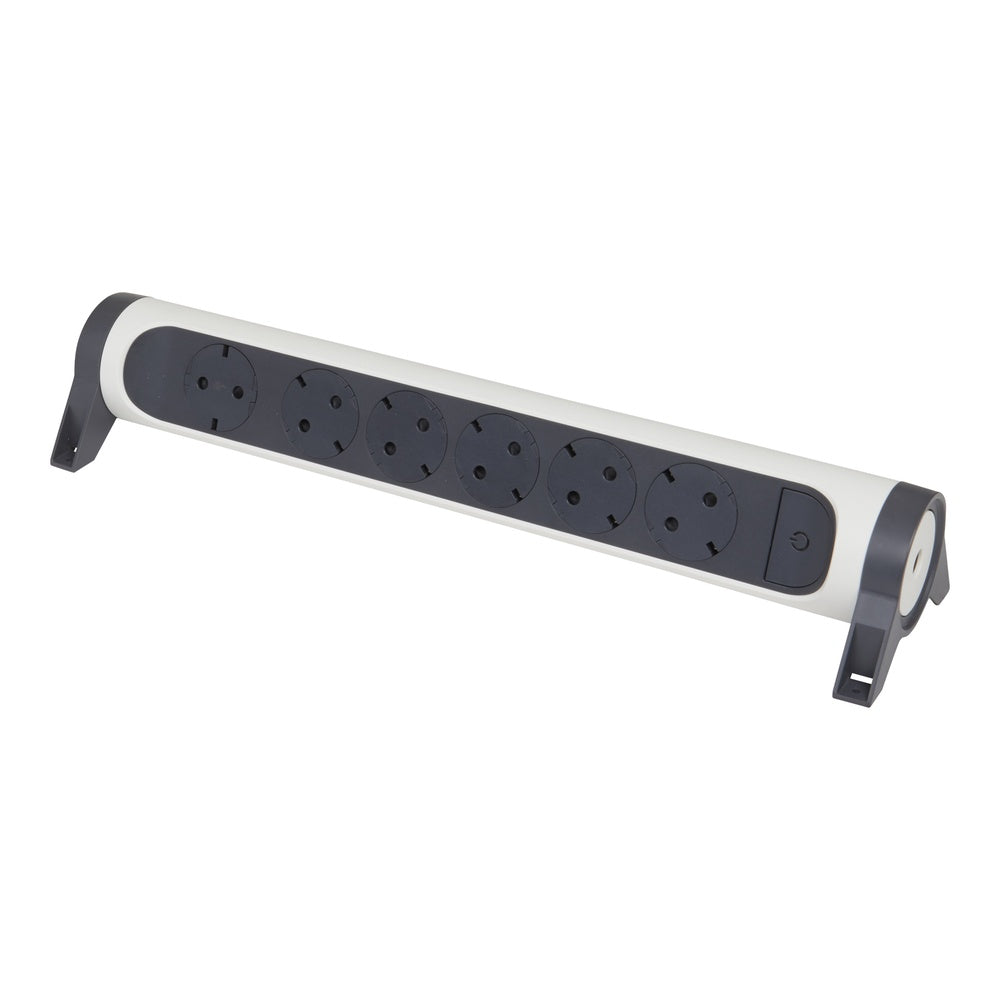 Legrand Premium Socket Box 6x2P+A Without Cord - 694547 [5 Pieces]