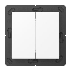 Jung EnOcean 4-Channel Wall Transmitter A500 Matte White - ENOA595WWM