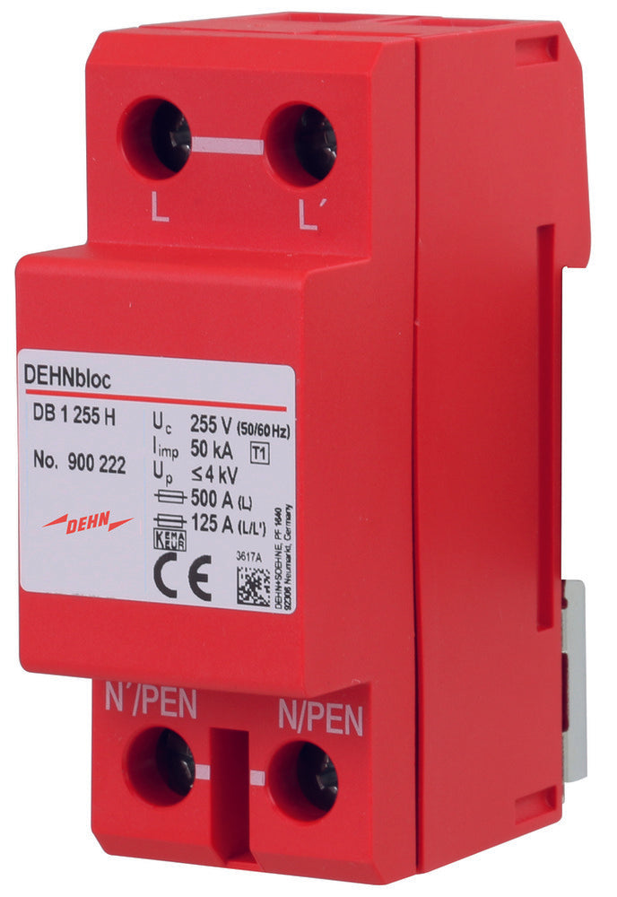 DEHNbloc 1 H 1-polig 255V AC Blitzstrom-Ableiter - 900222