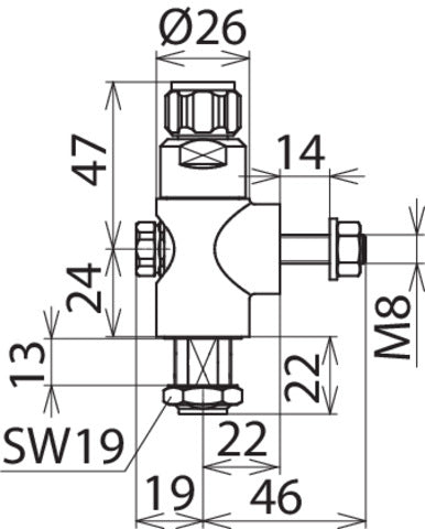 Dehngate Blitzstrom-Ableiter DGA AG N - 929045