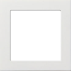 Gira F100 Quadratischer Adapterrahmen 50x50mm Reinweiß - 0282112 [2 Stück]