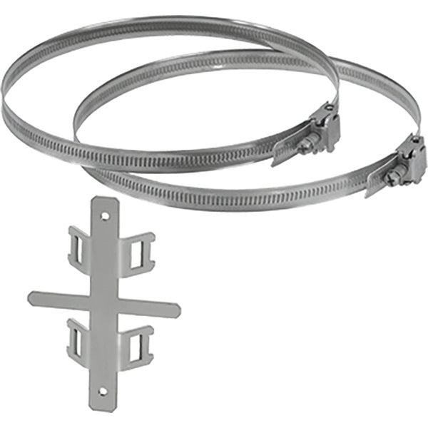 Hensel-Edelstahl-Montageset für Mast oder Mastfuß - KV MB 3