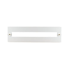 Eaton Front Plate 45mm Cutout Steel 200x600mm White - 292408