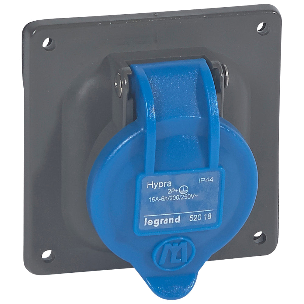 Legrand Einbausteckdose 230V 16A 3P IP44 Hypra CEE - 052018