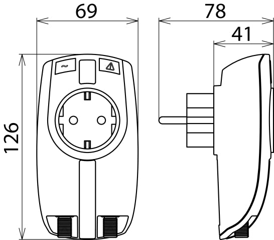 DEHN Protector 230 TV-Überspannungsableiter mit kombiniertem Adapter - 909300