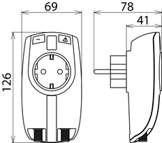 DEHN Protector 230 TV-Überspannungsableiter mit kombiniertem Adapter - 909300