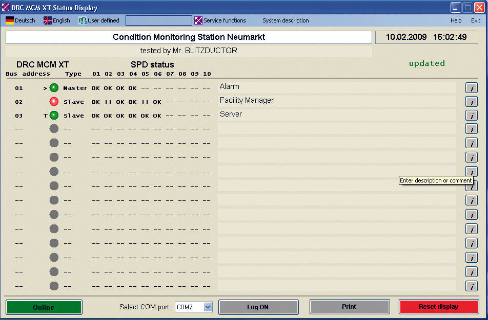 Dehn DRC MCM XT Überspannungsschutz-Überwachungssystem - 910695