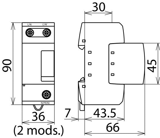 DEHNbloc M Blitzstrom-Ableiter Typ 1 150V - 961110