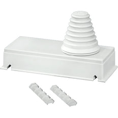 Hensel Montageflansch Wandgröße 2 - mit Eingangstülle 1x 72mm - FP FG 272