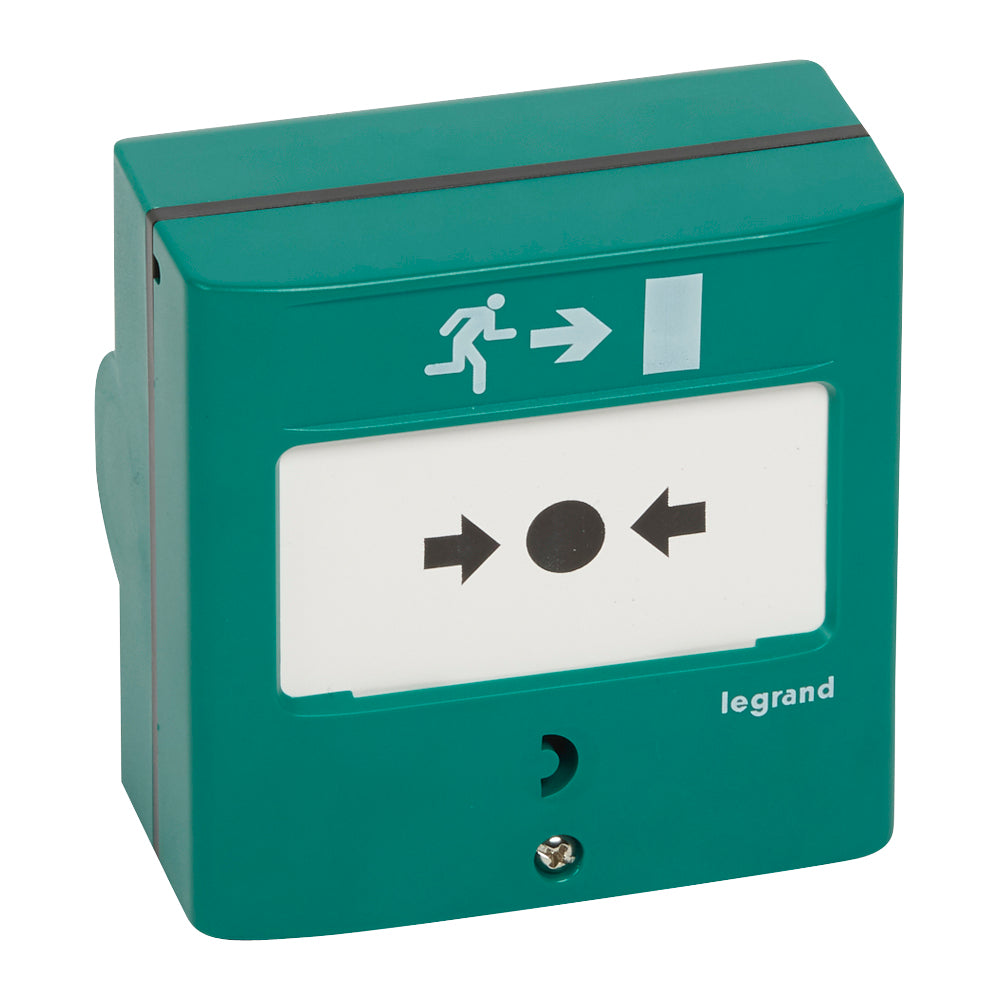 Legrand Green Manual Alarm Switch 2X Exchange - 138048