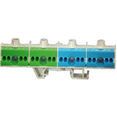 Hensel PE und Null Einschubklemme mit DIN-Schiene - Mehrere Farben - FC PN 20