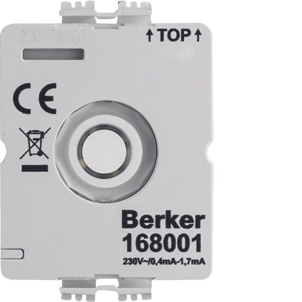 Hager Berker LED-Modul 230V für Drehschalter ohne N-Leiter - 168001