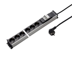 Martin Kaiser 6-Way Power Strip with 10A Circuit Breaker 3M Cable - 1136ZL6L-SW3 [10 Pieces]