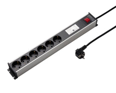 Martin Kaiser 6V Aluminium Steckdosenleiste mit RFI Filter 3M Kabel - 1335ZL6SW3